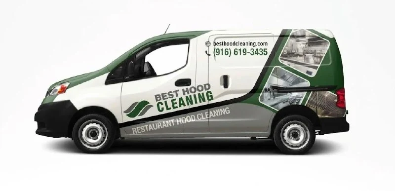 Best Hood Cleaning service van and crew serving Sacramento and Central Valley